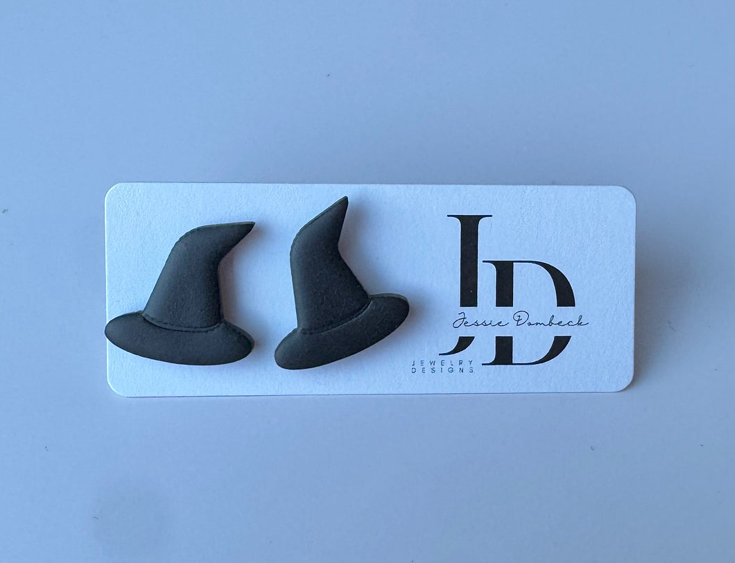 Large Witch Hat Studs