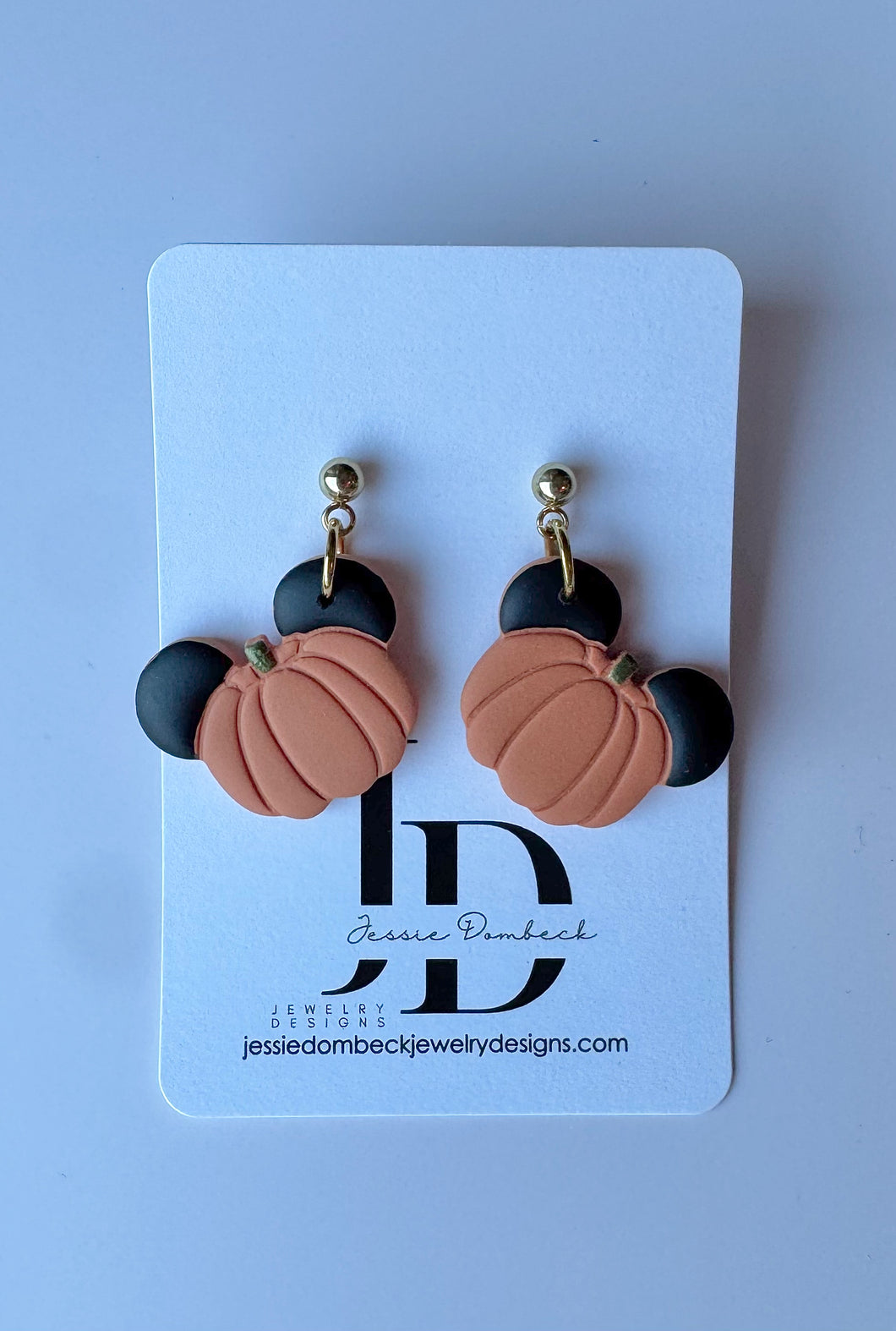 Mouse Pumpkin Dangles