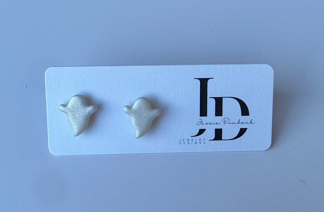 Pearl Ghost Studs - Style 2