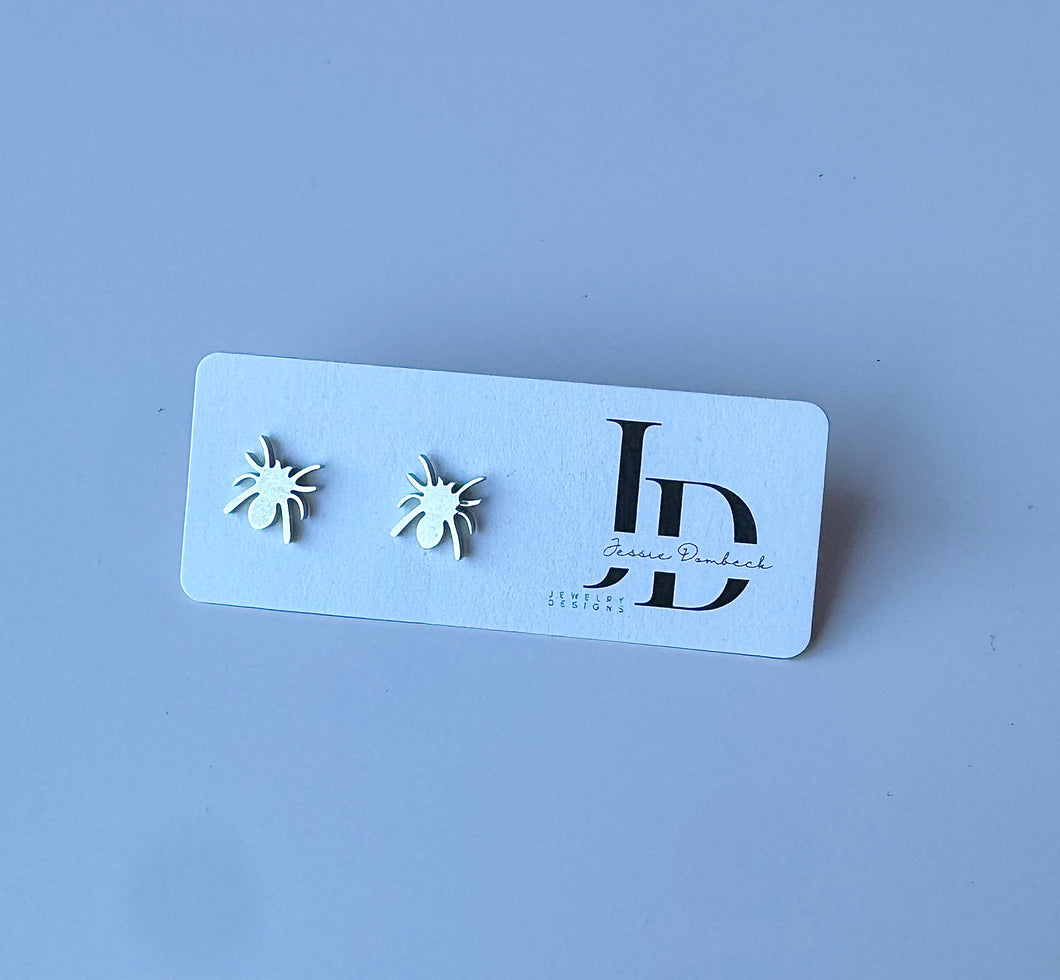 Silver Spider Studs