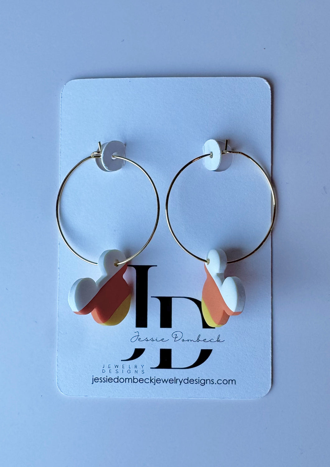 Candy Corn Mouse Hoops