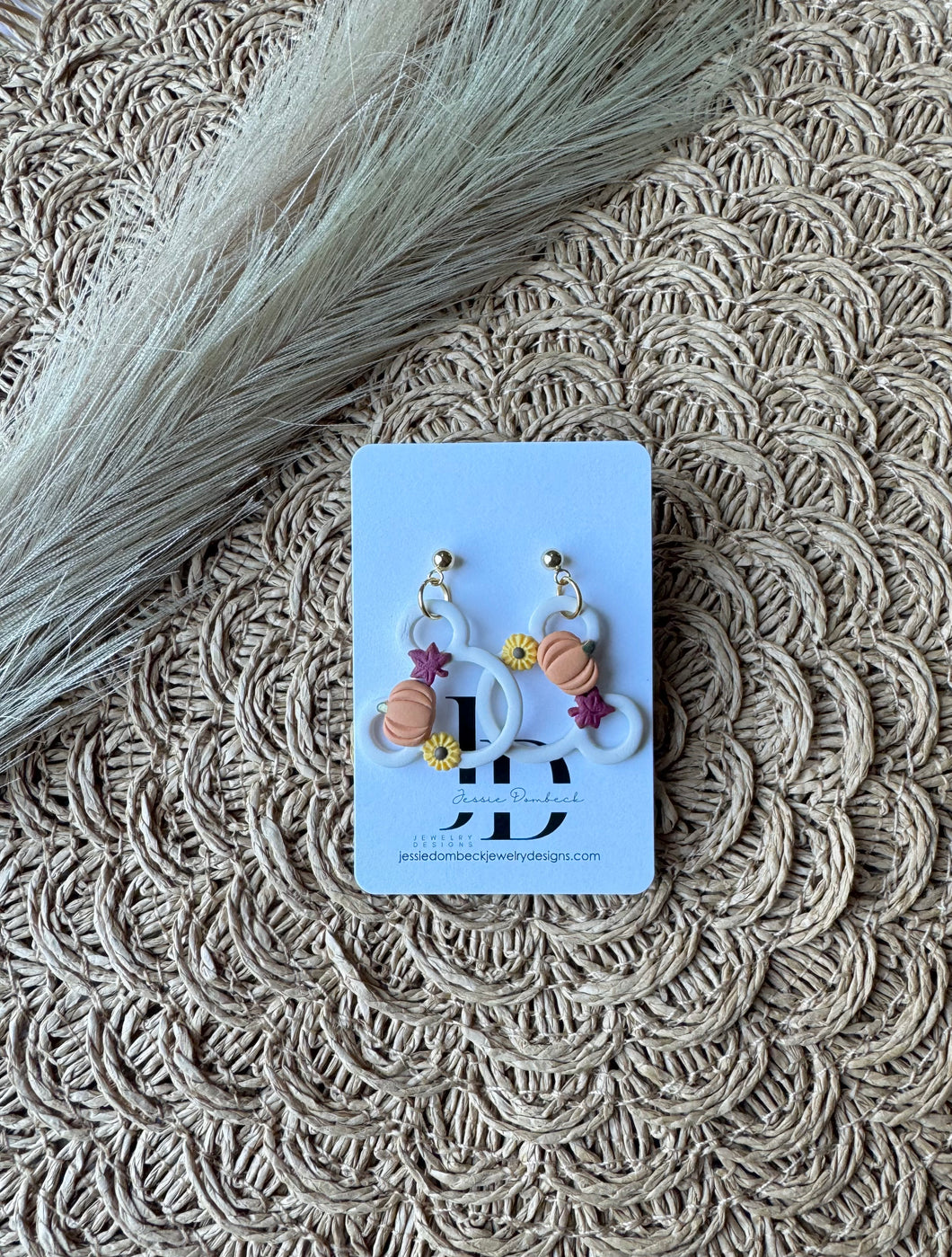 Smooth Fall Mouse Wreath Dangle